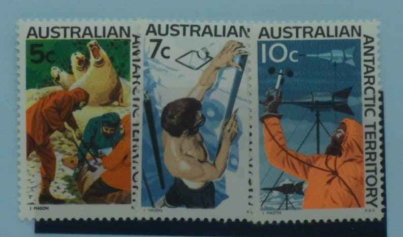Australian Antarctic Territory Stamps, 1966-68, SG11-13, Mint image 0