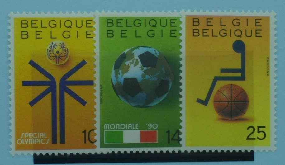 Belgium Stamps, 1990, SG3016-3018, Mint image 0