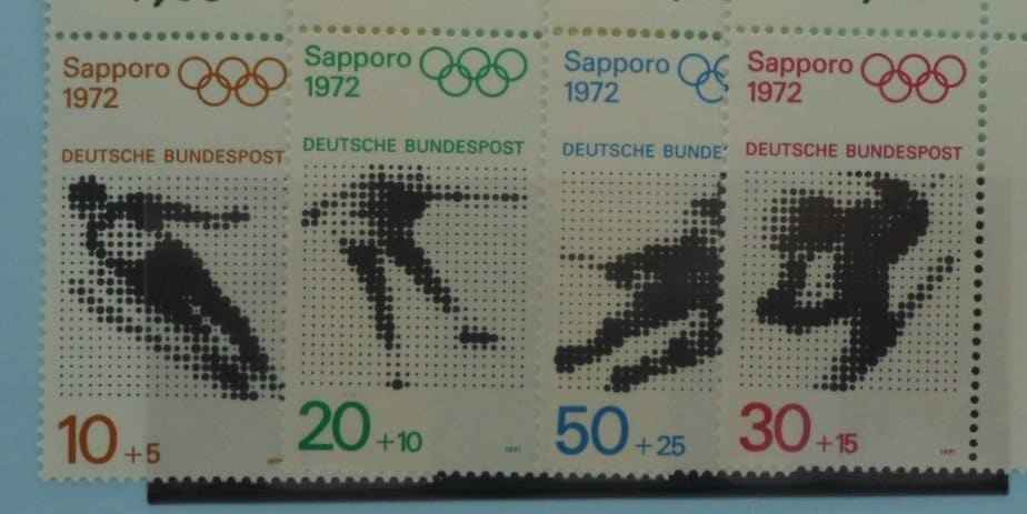 West Germany Stamps, 1971, SG1589-1592, Mint image 0