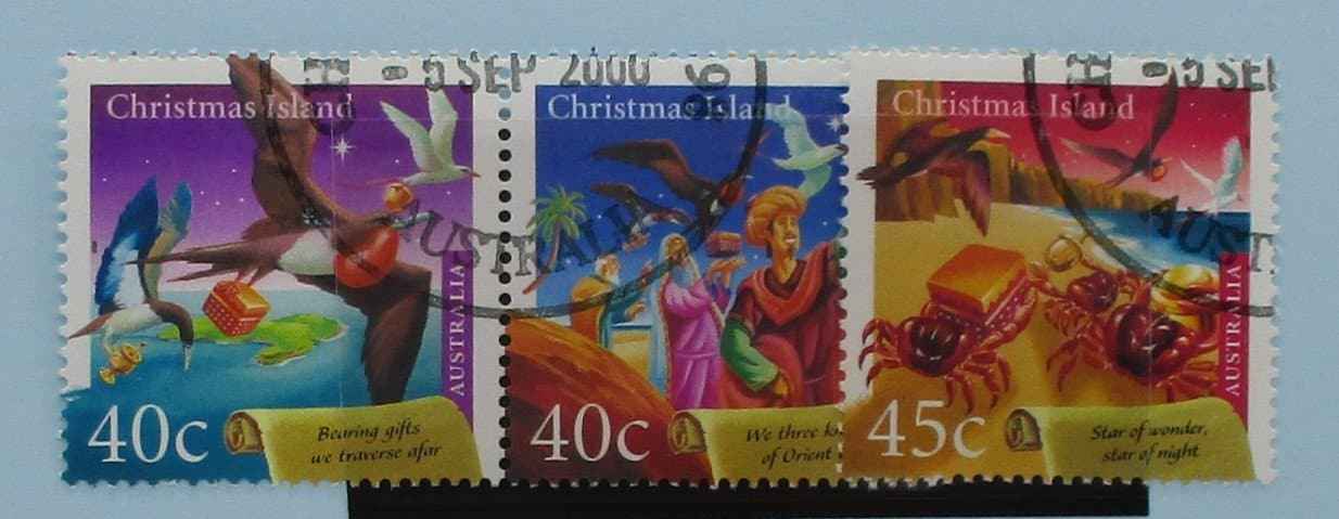 Christmas Island Stamps, 2000, SG484a, SG486a, Used image 0