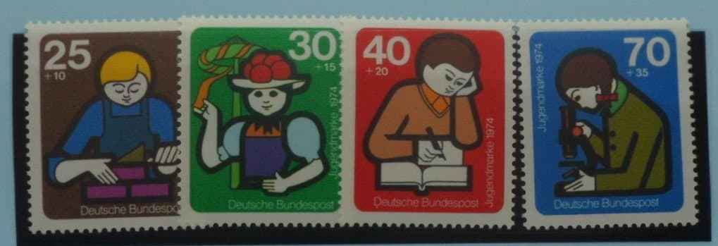 West Germany Stamps, 1974, SG1696-1699, Mint image 0