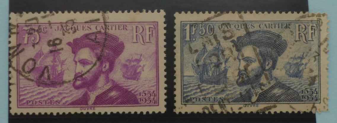France Stamps, 1934, SG521-522, Used image 0