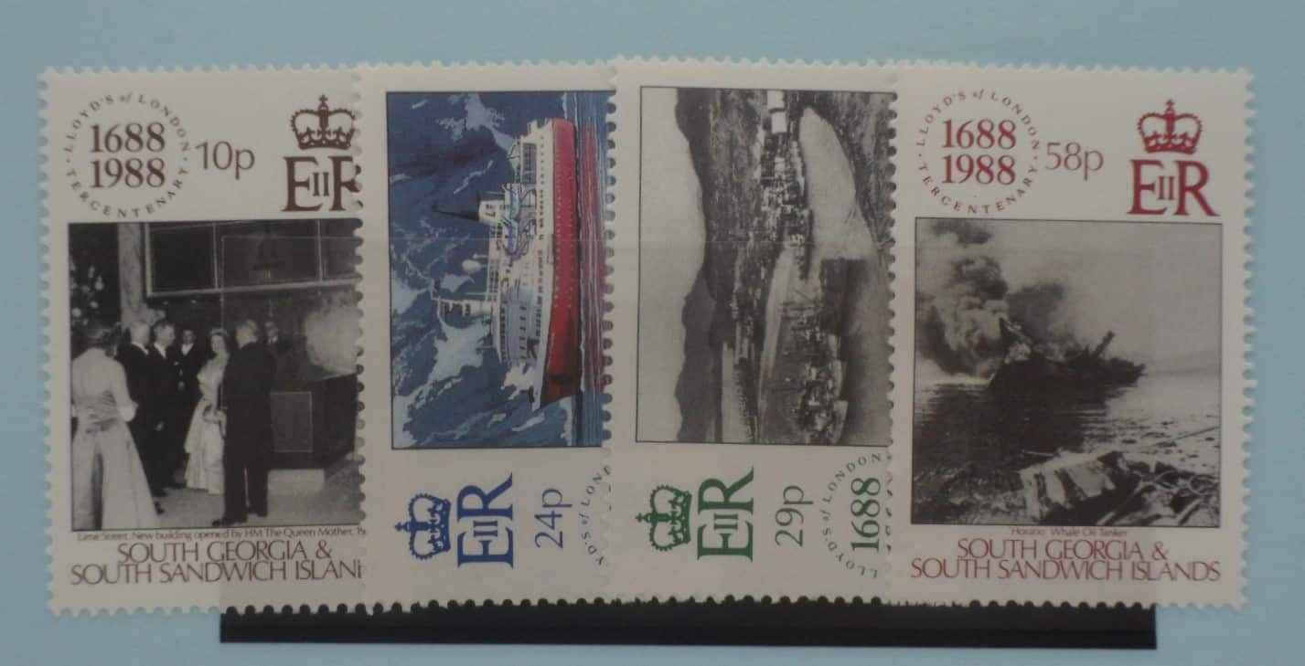 South Georgia and South Sandwich Islands Stamps, 1988, SG183-186, Mint image 0