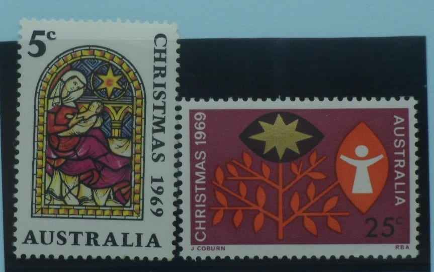 Australia Stamps, 1969, SG444-445, Mint image 0