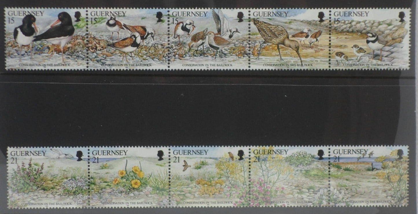 Guernsey Stamps, 1991, SG530a, SG535a, Mint image 0
