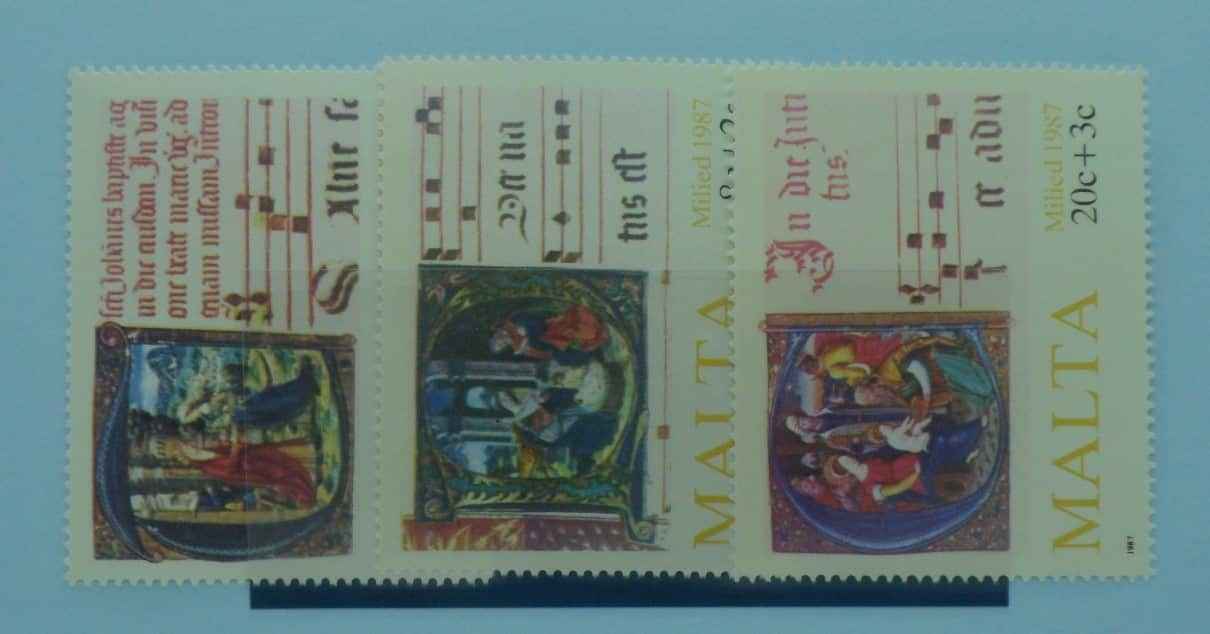 Malta Stamps, 1987, SG813-815, Mint image 0