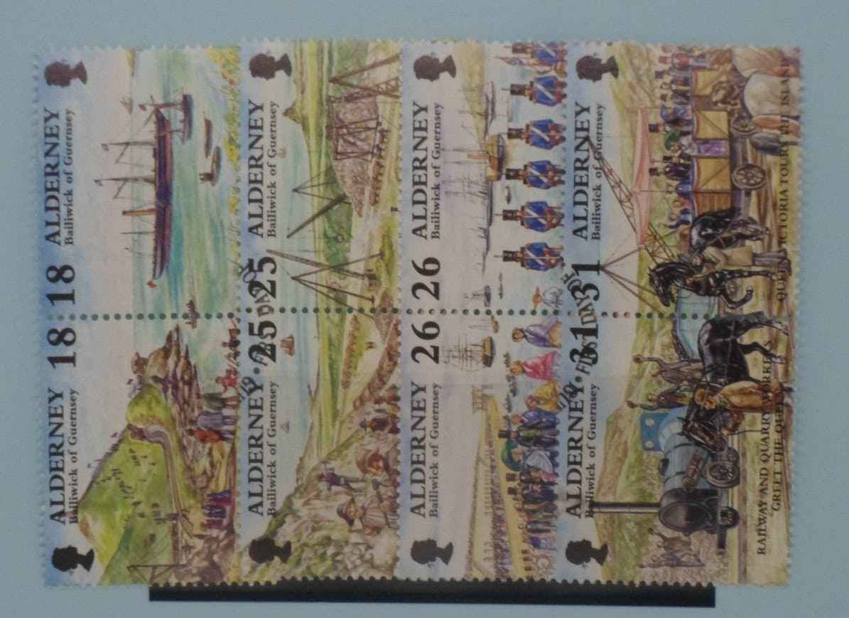 Alderney Stamps, 1997, SGA102a, SGA104a, SGA106a, SGA108a, Used image 0