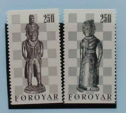 Faroe Islands Stamps, 1983, SG81-82, Mint image 0