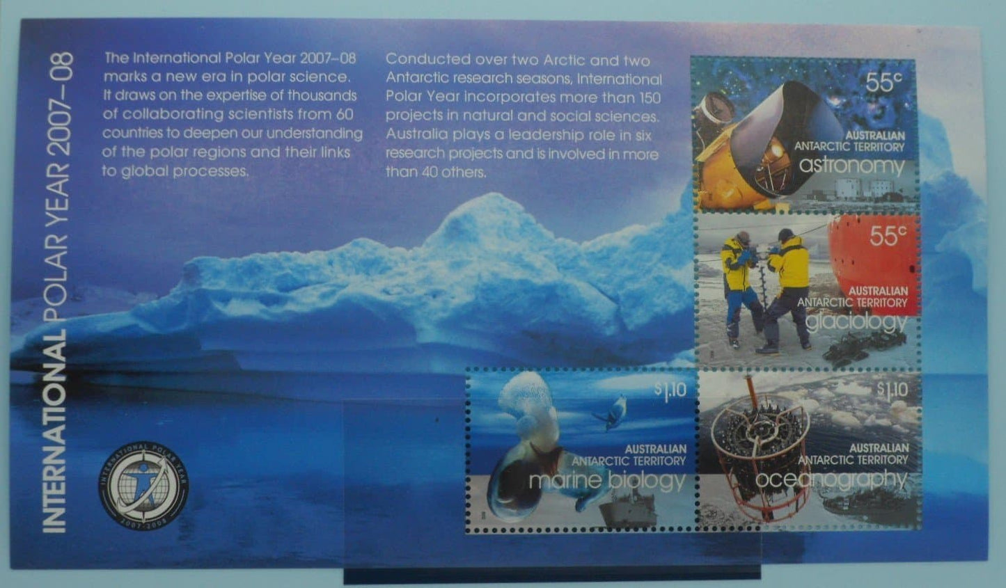 Australian Antarctic Territory Stamps, 2008, MS184, Mint image 0