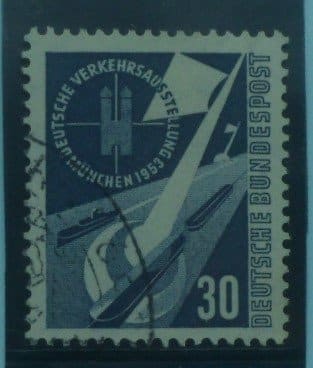 West Germany stamps, 1953, SG1096, Used image 0