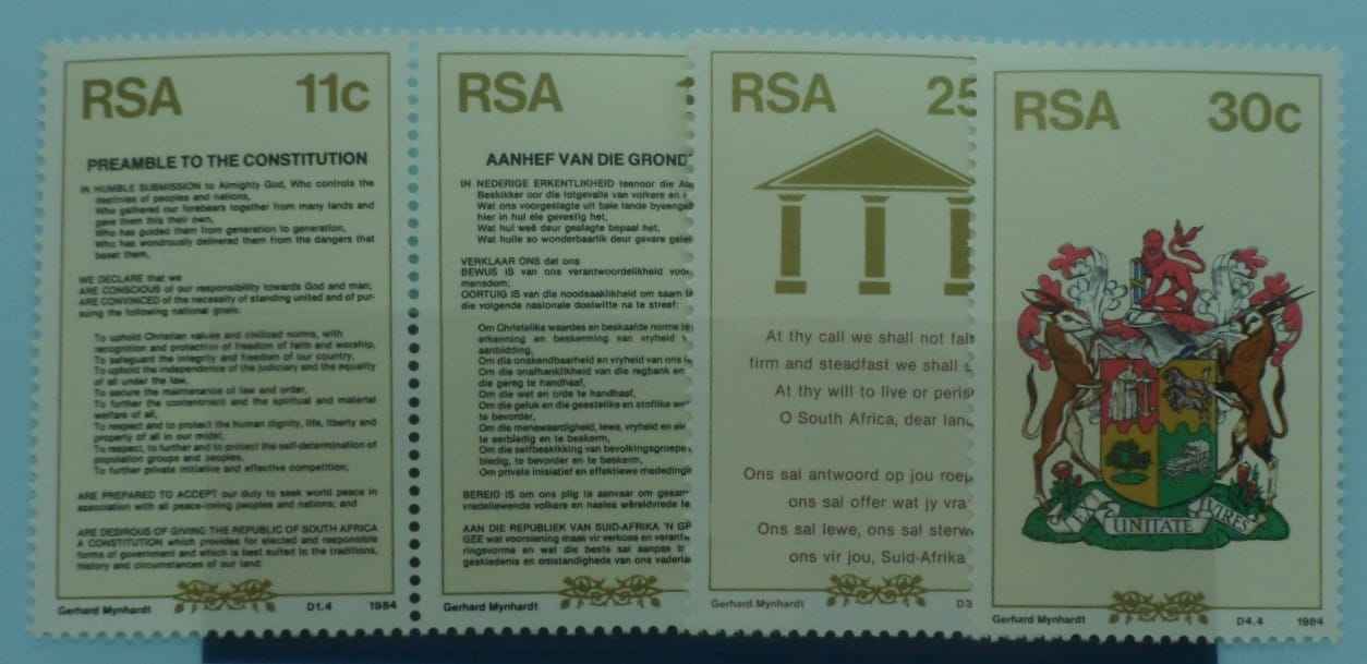 South Africa Stamps, 1984, SG566a, SG568-569, Mint image 0
