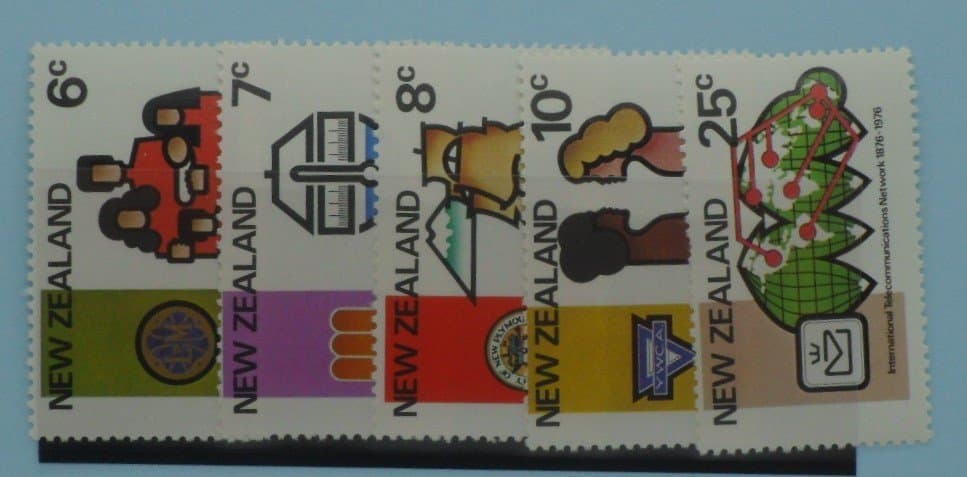 New Zealand Stamps, 1976, SG1110-1114, Mint image 0