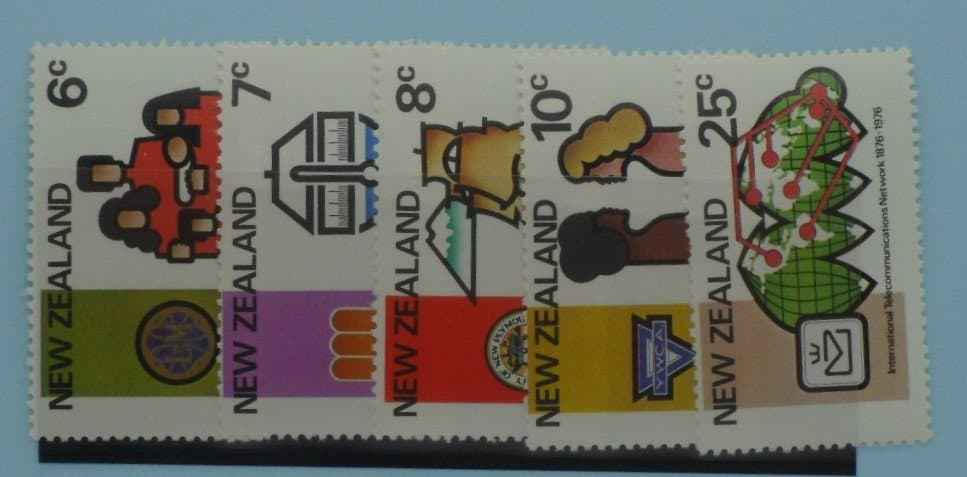 New Zealand Stamps, 1976, SG1110-1114, Mint image 0