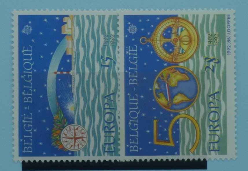 Belgium Stamps, 1992, SG3127-3128, Mint image 0