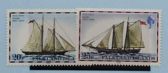 Falkland Islands Stamps, 1982, SG341B-342B, Mint image 0