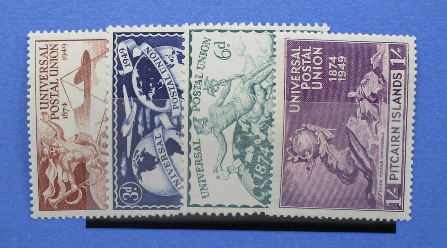 Pitcairn Islands Stamps, 1949, SG13-16, Mint image 0
