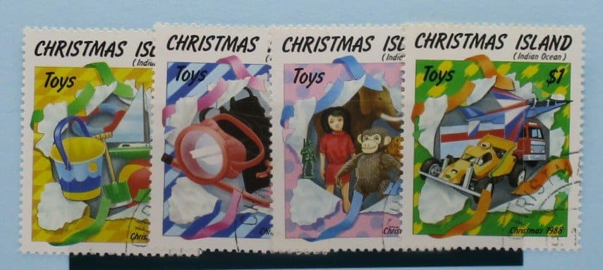 Christmas Island Stamps, 1988, SG259-262, Used image 0