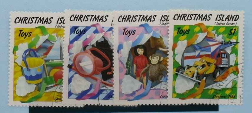 Christmas Island Stamps, 1988, SG259-262, Used image 0