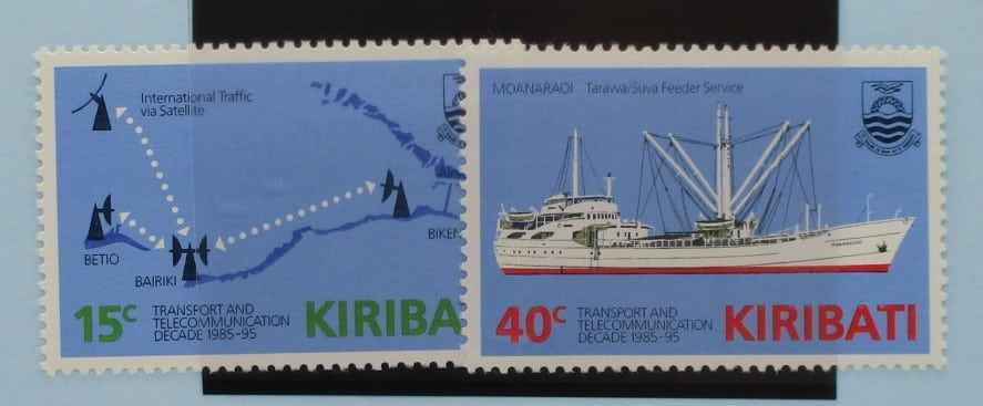 Kiribati Stamps, 1985, SG249-250, Mint image 0