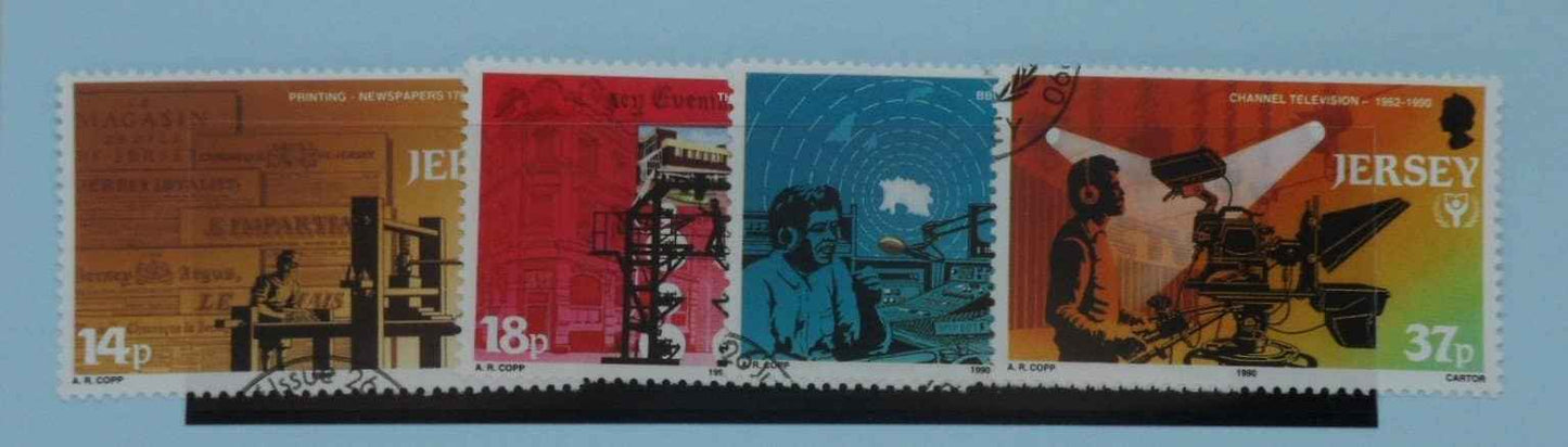 Jersey Stamps, 1990, SG526-529, Used image 0