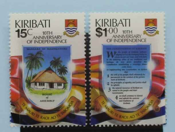 Kiribati Stamps, 1989, SG303-304, Mint image 0