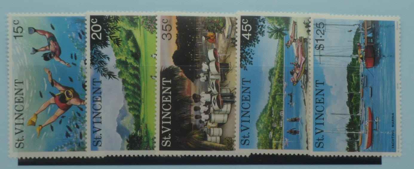 St. Vincent Stamps, 1975, SG451-455, Mint image 0