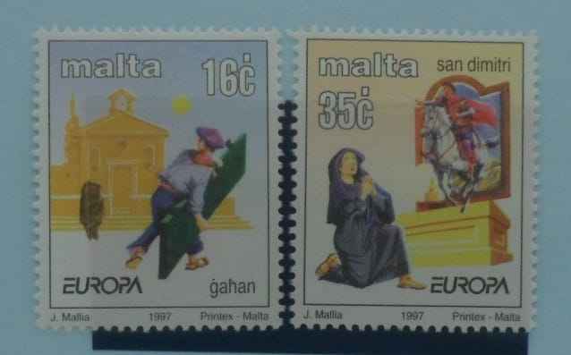 Malta Stamps, 1997, SG1046-1047, Mint image 0