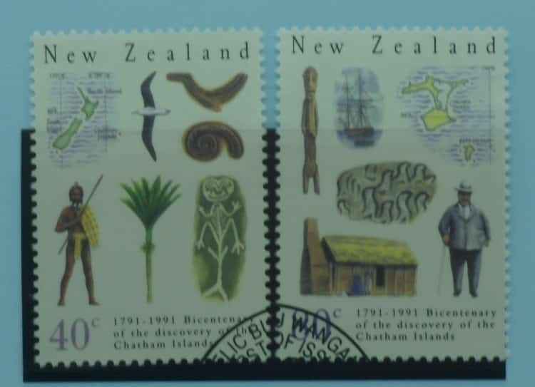 New Zealand Stamps, 1991, SG1585-1586, Used image 0