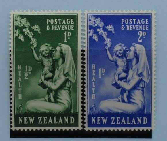 New Zealand Stamps, 1949, SG698-699, Mint image 0