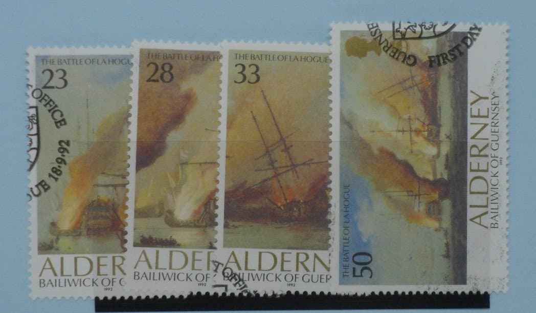 Alderney Stamps, 1992, SGA52-55, Used image 0