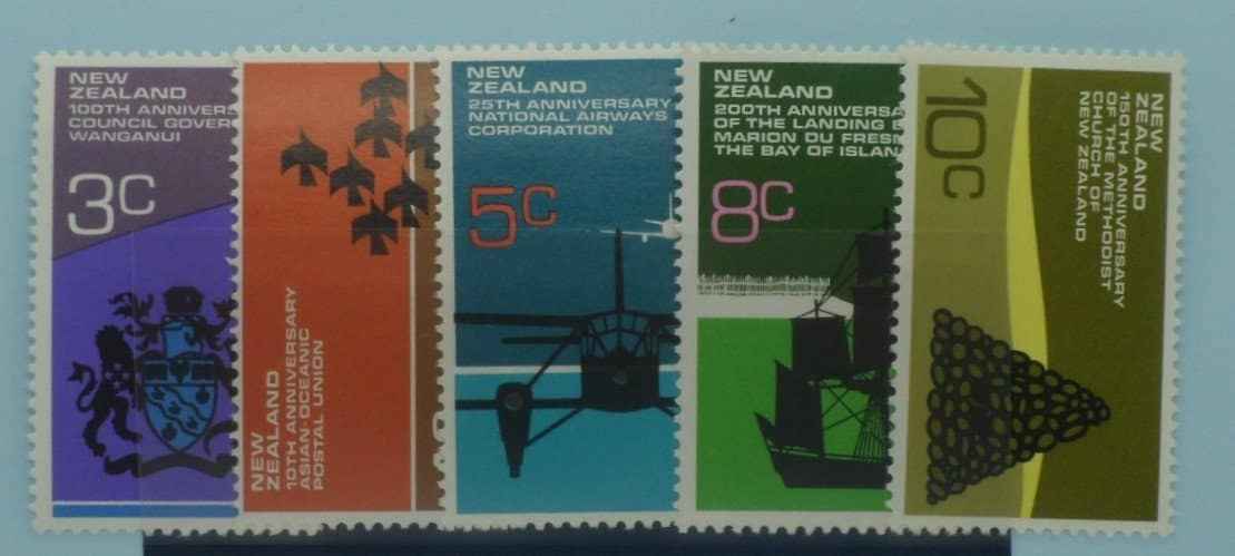 New Zealand Stamps, 1972, SG978-982, Mint image 0