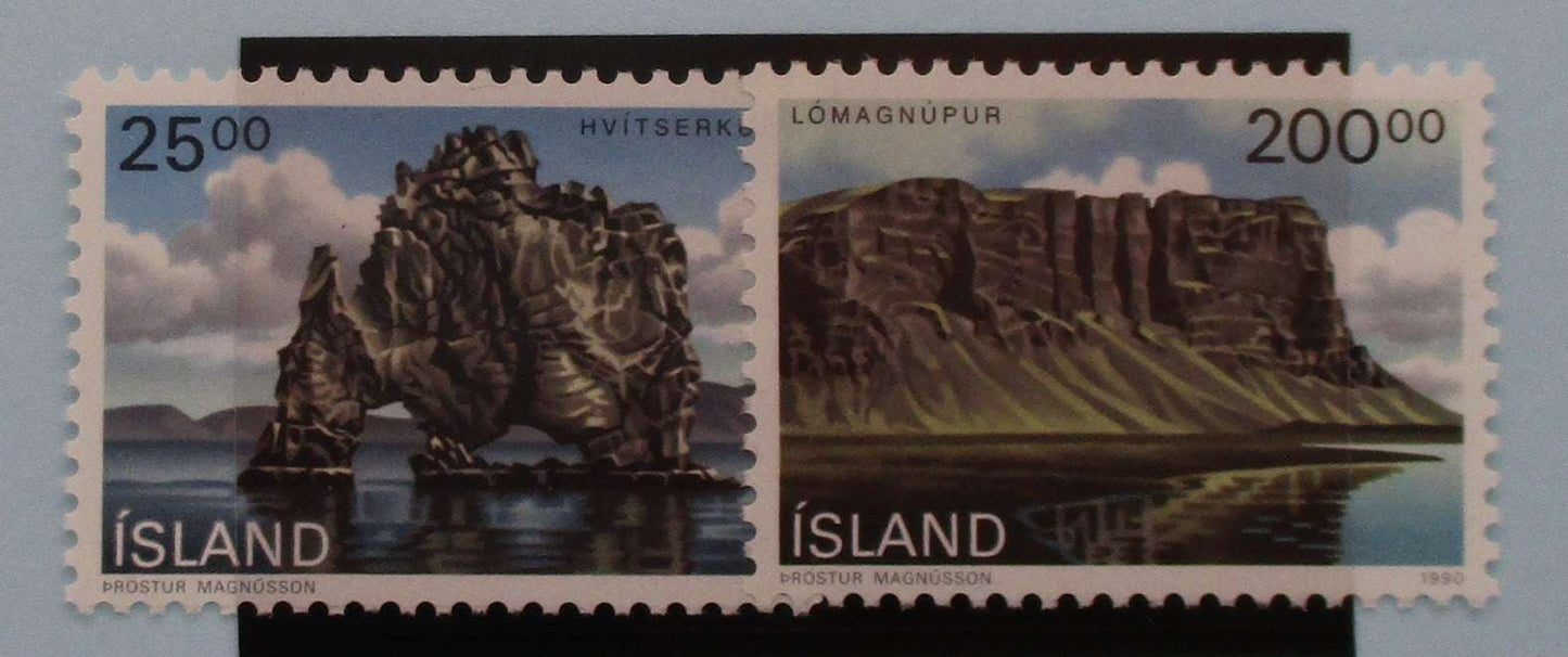 Iceland Stamps, 1990, SG757-758, Mint image 0
