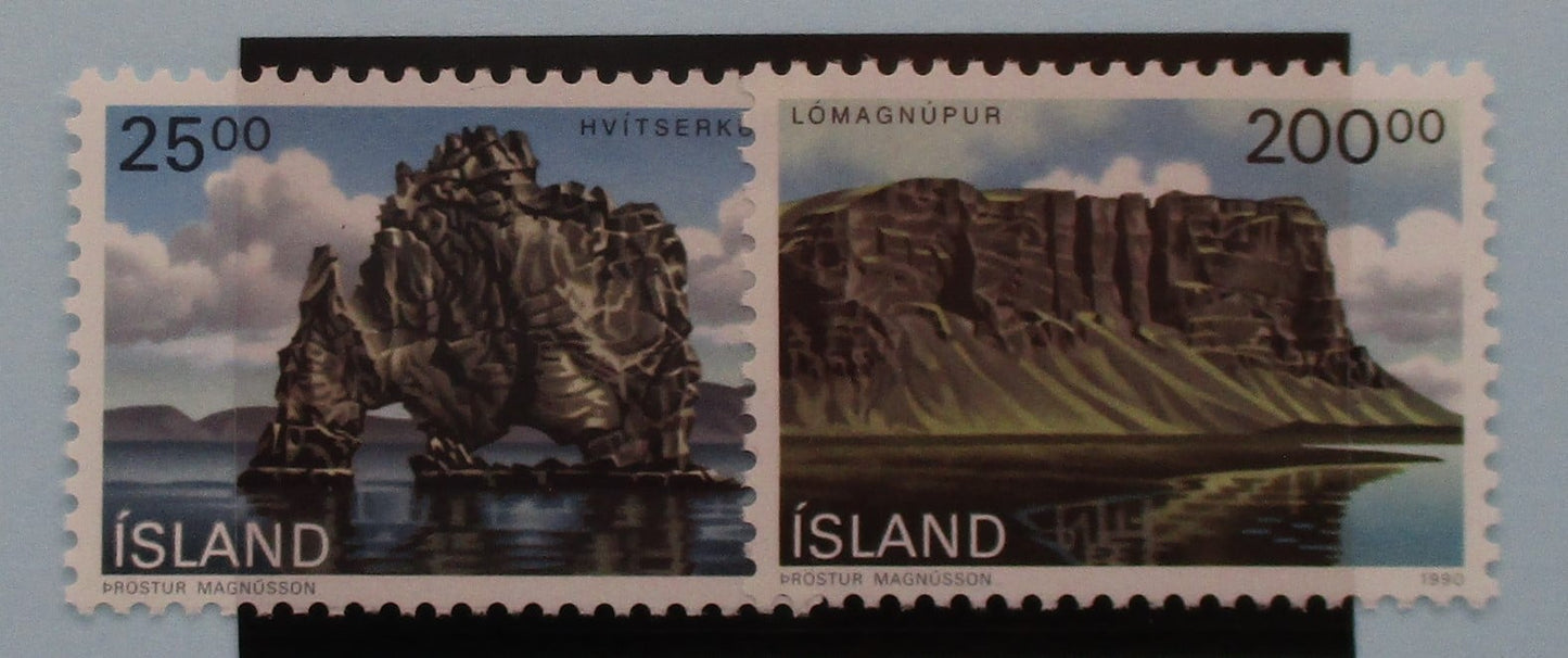 Iceland Stamps, 1990, SG757-758, Mint image 0