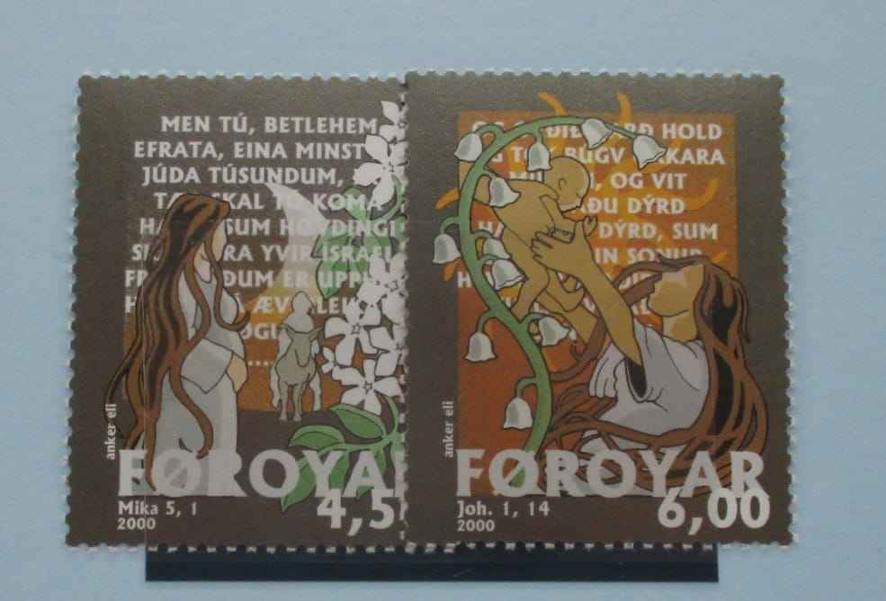 Faroe Islands Stamps, 2000, SG398-399, Mint image 0