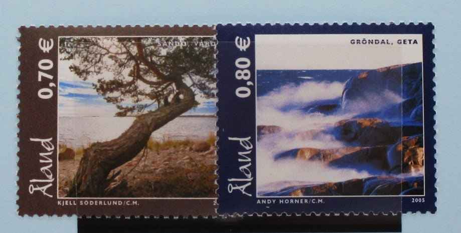 Aland Islands Stamps, 2005, SG271-272, Mint image 0