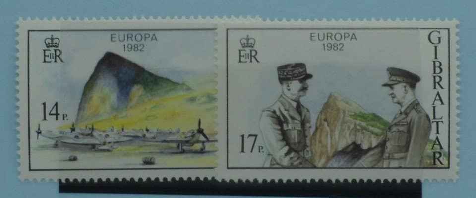 Gibraltar Stamps, 1982, SG479-480, Mint image 0