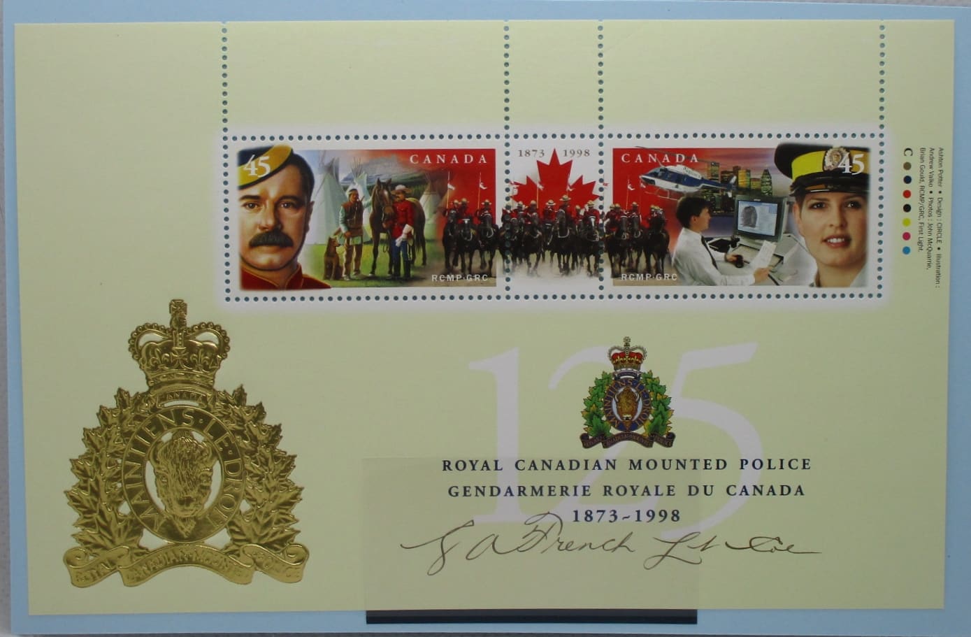 Canada Stamps, 1998, MS1808, Mint image 0