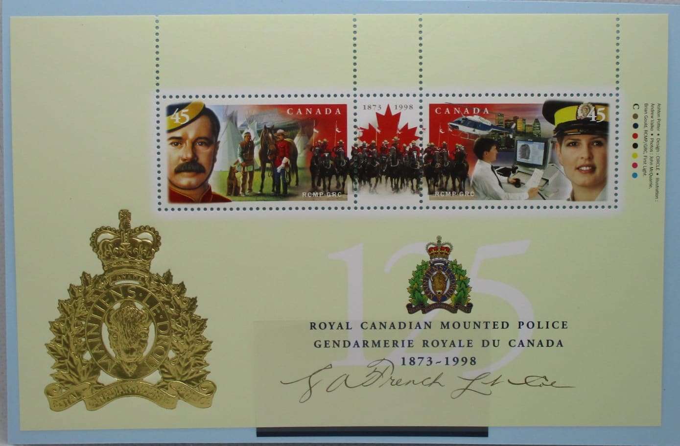 Canada Stamps, 1998, MS1808, Mint image 0