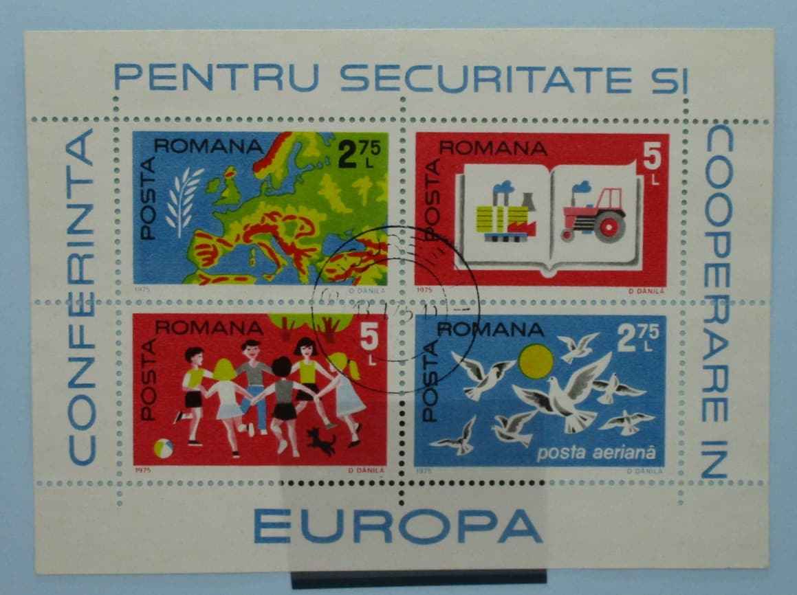 Romania Stamps, 1975, MS4156, Used image 0