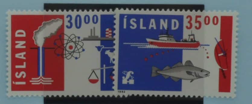 Iceland Stamps, 1992, SG788-789, Mint image 0