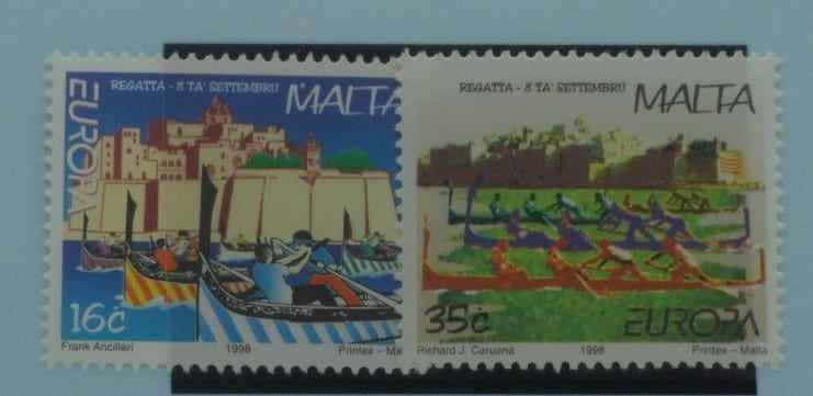 Malta Stamps, 1998, SG1075-1076, Mint image 0