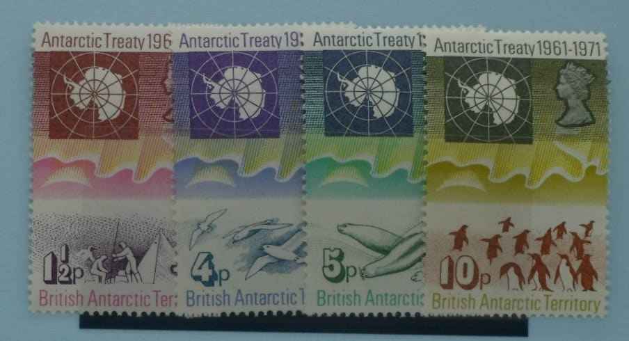 British Antarctic Territory Stamps, 1971, SG38-41, Mint image 0