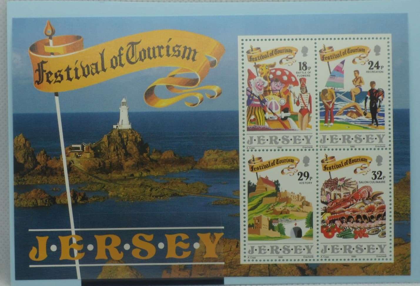 Jersey Stamps, 1990, MS525, Mint image 0