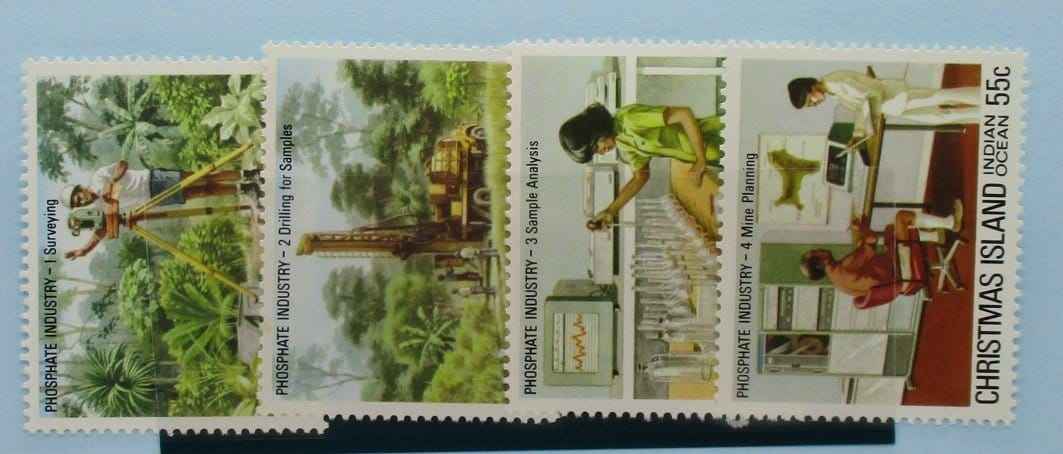 Christmas Island Stamps, 1980, SG122-125, Mint image 0