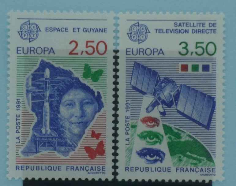 France Stamps, 1991, SG3029-3030, Mint image 0