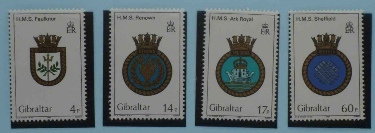 Gibraltar Stamps, 1983, SG493-496, Mint image 0