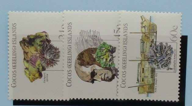 Cocos (Keeling) Islands Stamps, 1981, SG75-77, Mint image 0