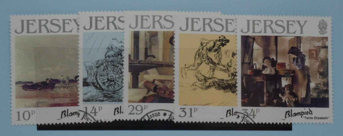 Jersey Stamps, 1986, SG397-401, Used image 0