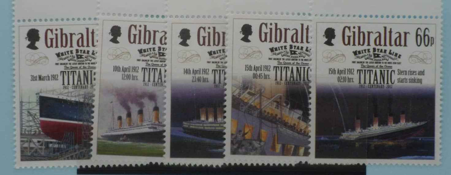 Gibraltar Stamps, 2012, SG1439-1443, Mint image 0