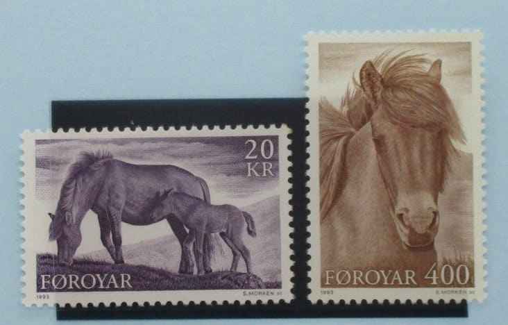 Faroe Islands Stamps, 1993, SG243-244, Mint image 0
